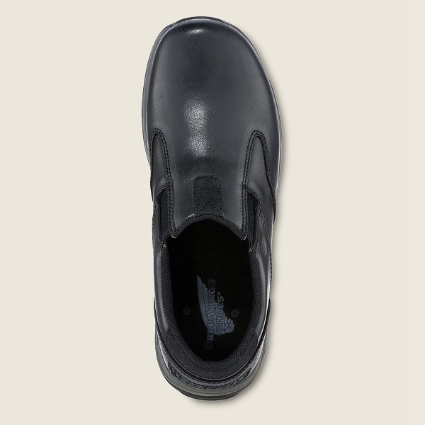 Red Wing Slip-on Mens Black - Comfortpro - Soft Toe - 1958402-OD